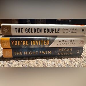 Book Lot! The Night Swim, You’re Invited & The Golden Couple, Hard Copy